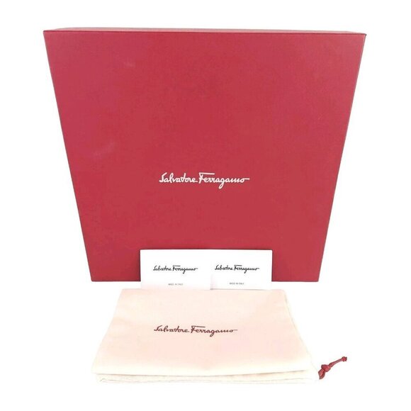 Salvatore Ferragamo Shirin Suede Ankle Boots US 4.5 34.5 Black New - Picture 10 of 14